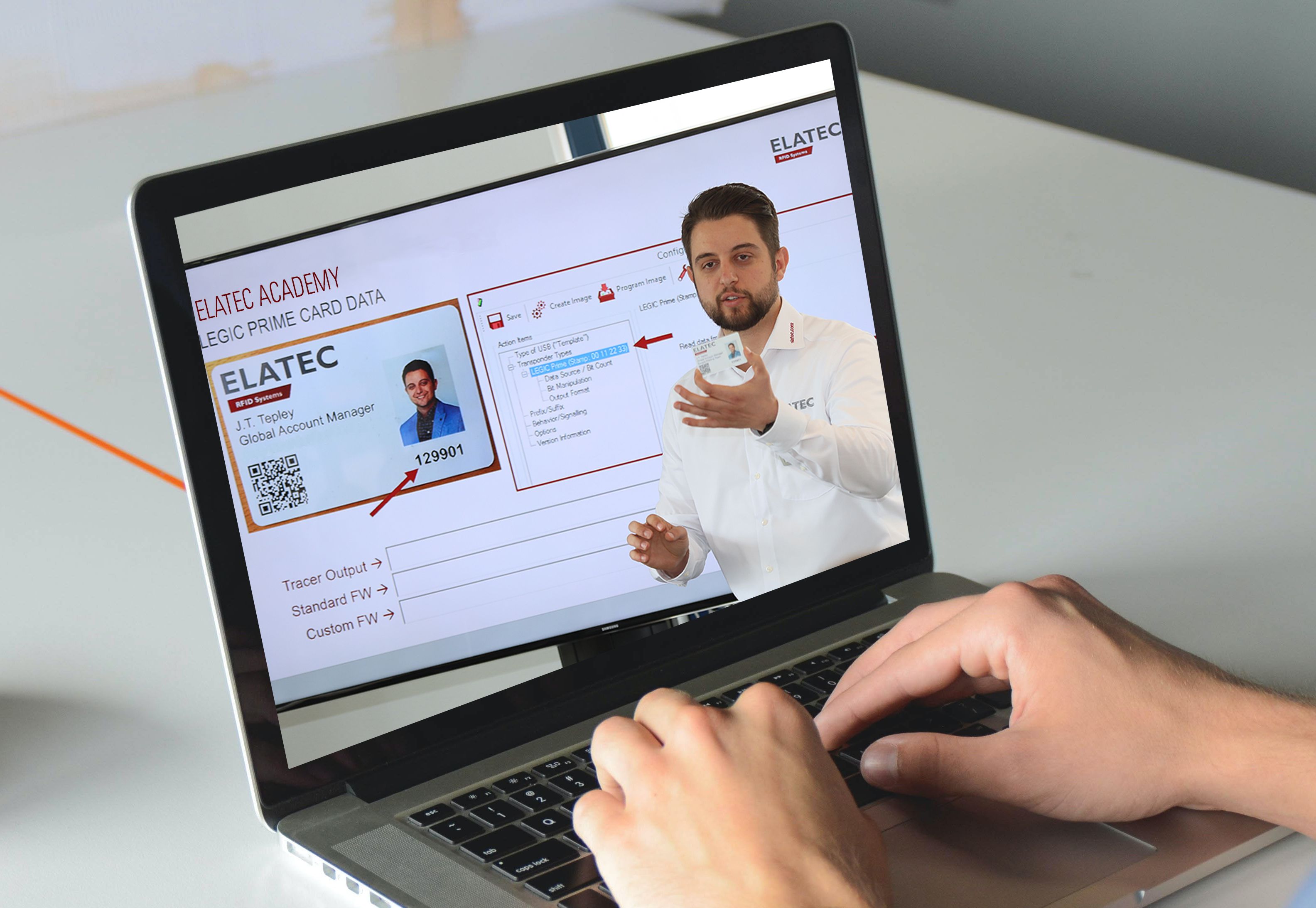 Die ELATEC Academy führt in Themen der Authentifizierungs- und Zugangskontrolltechnologien ein.